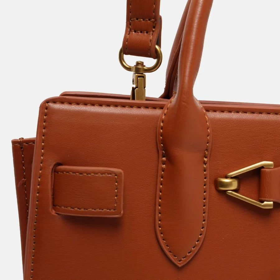 19V69 ITALIA – Olivia Tote Bag in Cognac