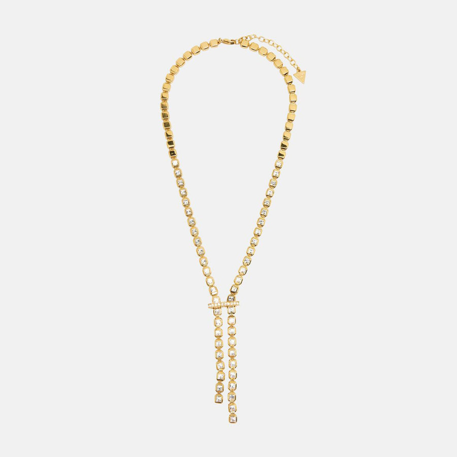 Guess Necklace with pendant Ace of diammonds - Yellow Gold