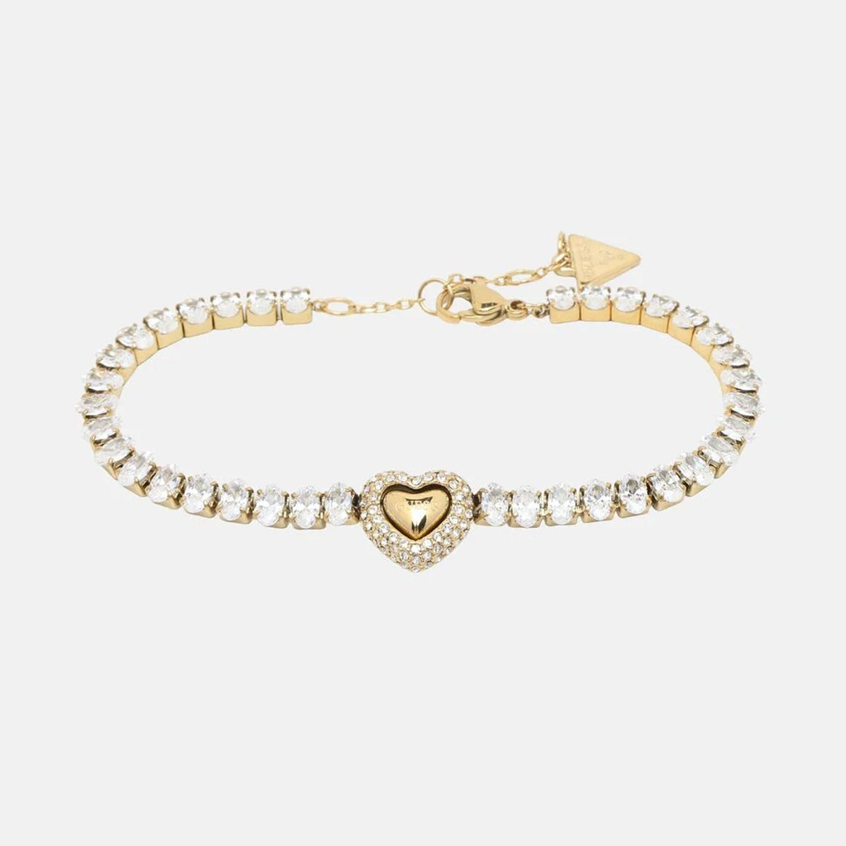 Guess Bracelet Pave Hearts - Gold