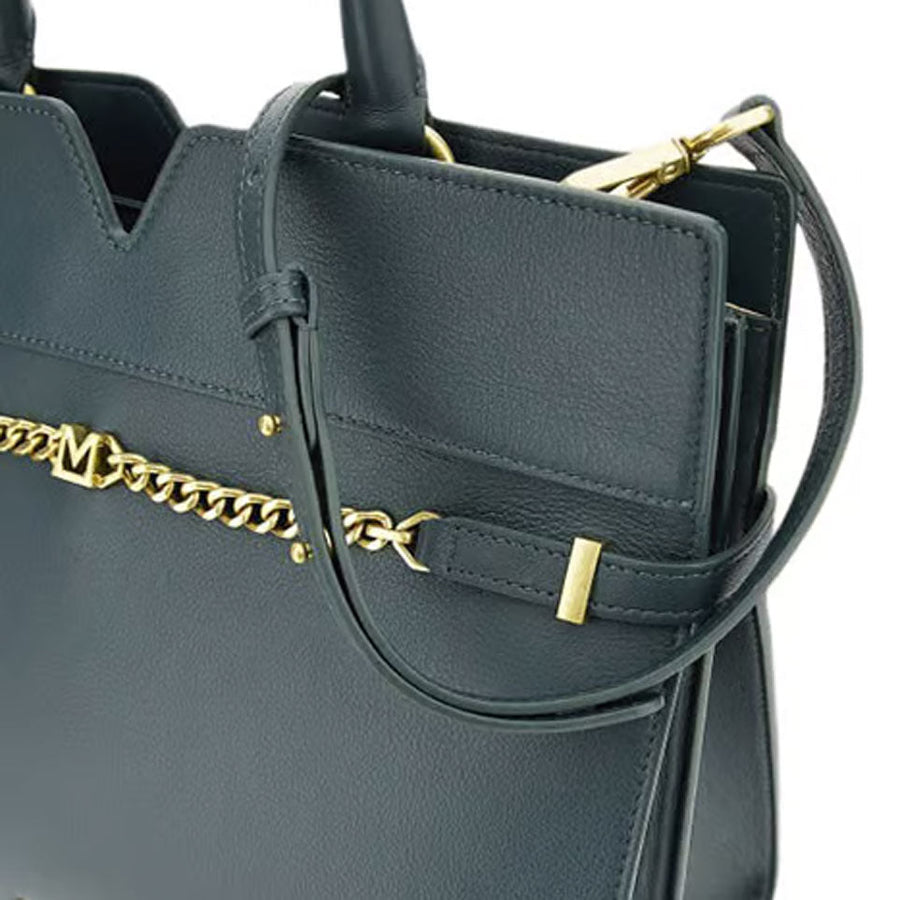 GUESS – Luxe Leren Handtas in Topaz