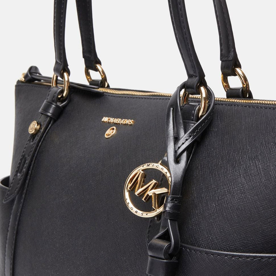 MICHAEL KORS – Leren Tote Bag in Zwart