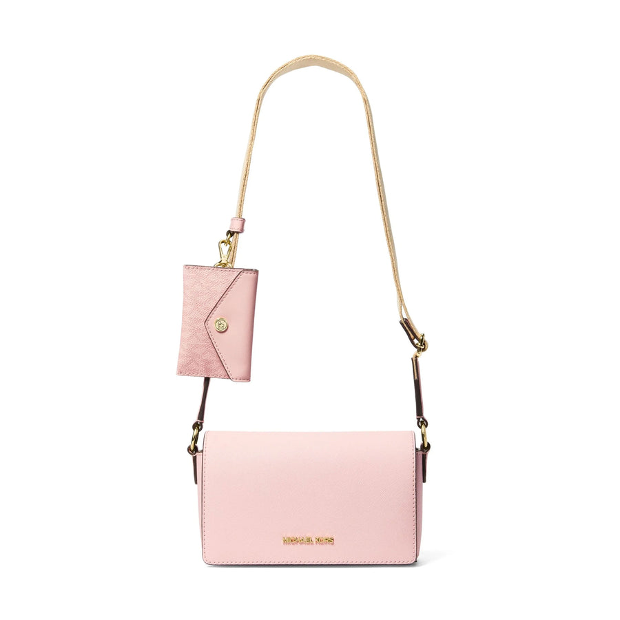 Michael Kors Small Crossbody Wicard Case Powder Blush - Powder Blush