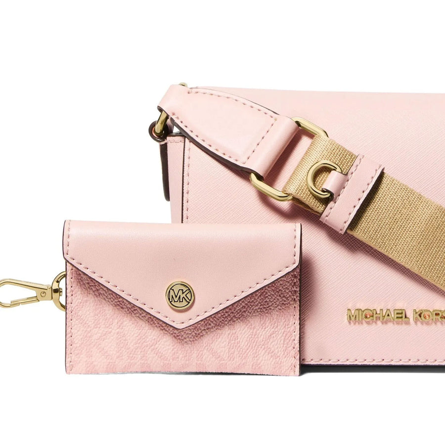 Michael Kors Small Crossbody Wicard Case Powder Blush