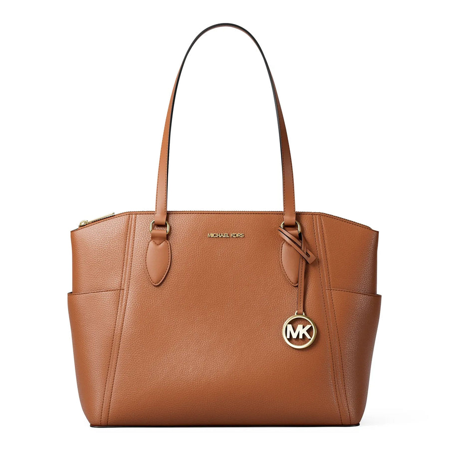 Michael Kors Top Zip Tote Bag - Brown
