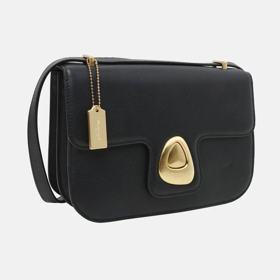 Moncrief Leather cross body bag Rae - Black