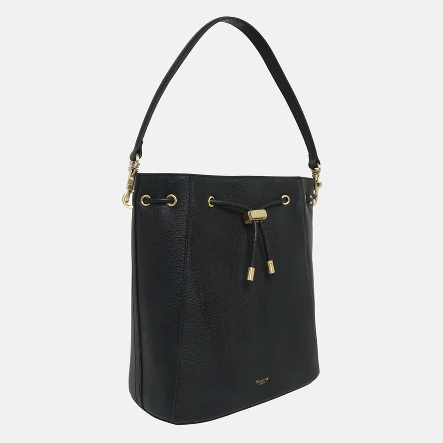 Moncrief Leather bucketbag India - Black