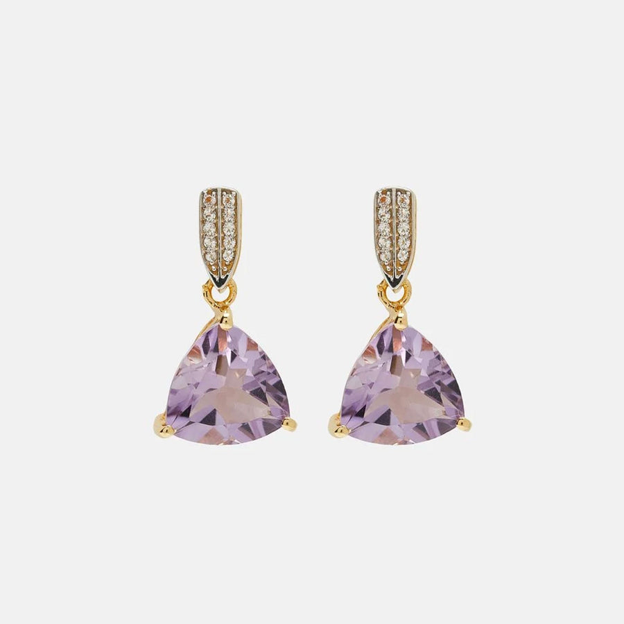 Revoni Silver Amethyst earrings