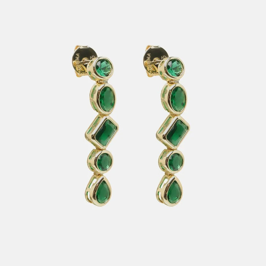 Rivka Friedman Drop earrings - Green