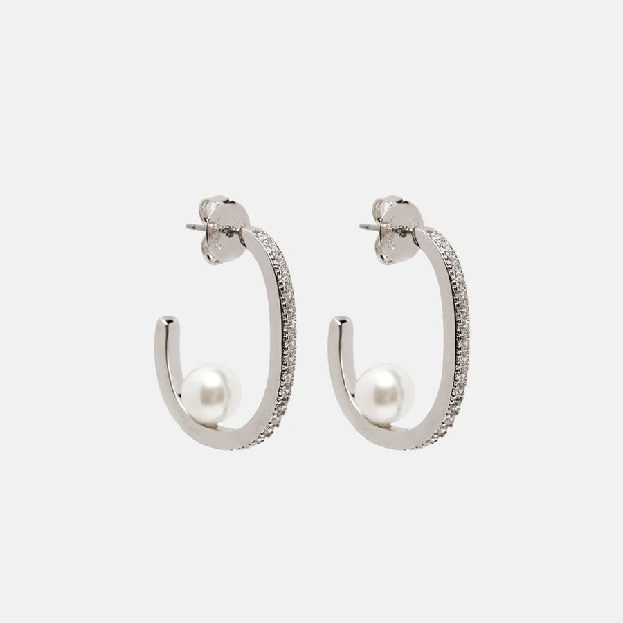 Rivka Friedman Hoops - Silver